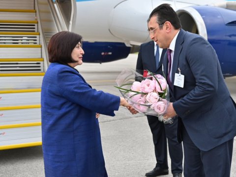 Sahibə Qafarova İsveçrədə səfərdədir