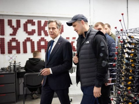 Blinken Ukraynadakı dron zavoduna BAŞ ÇƏKİB