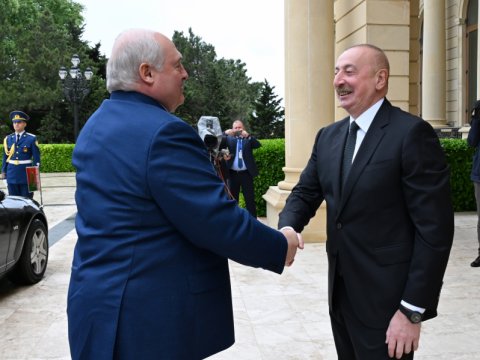 Lukaşenkonun rəsmi qarşılanma mərasimi - FOTOLAR