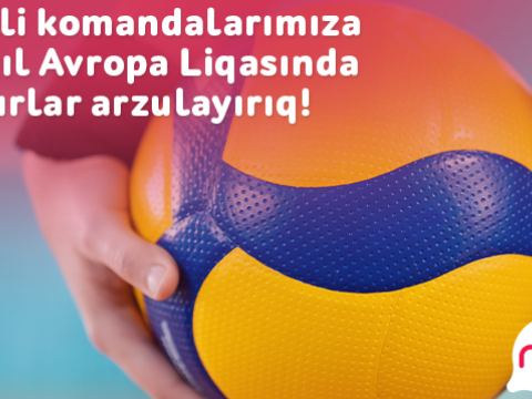 “Nar” voleybol üzrə milli komandalarımıza Qızıl Avropa Liqasında uğurlar arzulayır!