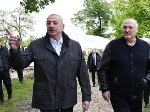 Prezidentlərə Şuşanın Baş planı barədə məlumat verildi - FOTOLAR