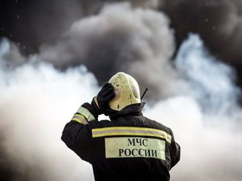 Rusiyada aeroport yanır