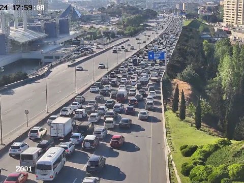 Bakının tıxaclı yolları - SİYAHI