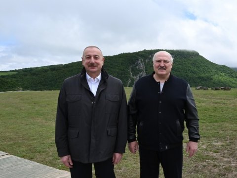 Lukaşenkonun Qarabağ səfəri - VİDEO