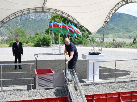 Mincivan qəsəbəsinin təməli qoyuldu - FOTO