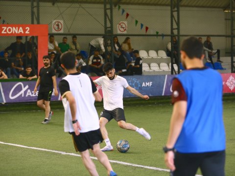 Mübariz İbrahimov və Ömər Halisdemirin xatirəsinə həsr olunan futbol turniri - FOTOLAR