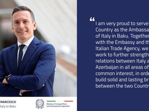 İtaliya Azərbaycana yeni səfir təyin etdi