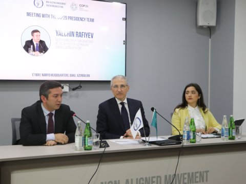 COP29 Sədrliyinin nümayəndələri ilə növbəti görüş
