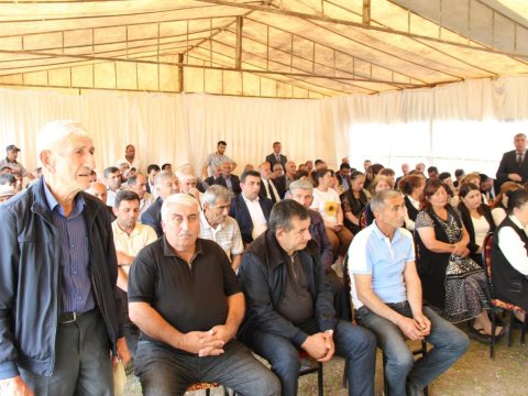 Goranboyun Kələk kəndində səyyar qəbul keçirilib - FOTO