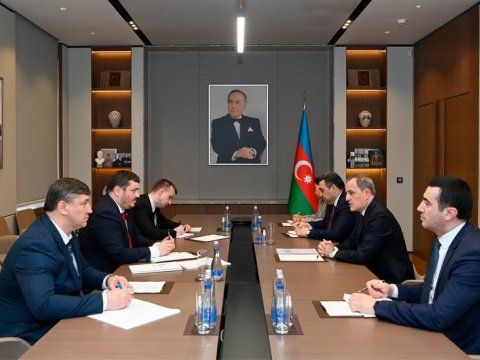 Ukraynanın yeni səfiri Ceyhun Bayramovla görüşdü