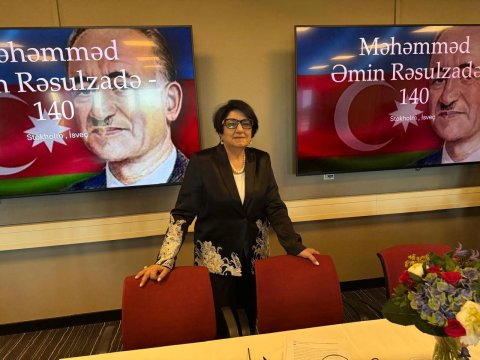 Rəsulzadə İsveç Krallığında yad edildi - FOTO 