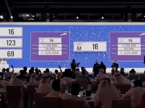 2 milyon dollara maşın nömrəsi satışa çıxarıldı