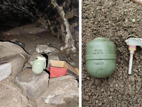 Tuneldə qumbara aşkarlandı - FOTO