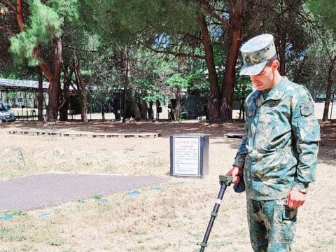 Hərbçilərimiz Türkiyədə istehkam kurslarında