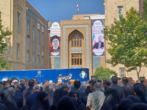 Tehranda Abdullahianın dəfn mərasimi başladı