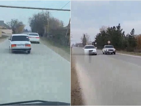 Sürət yarışı edib “TikTok”da paylaşan sürücülər həbs edildi - VİDEO