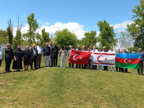 Şimali Kiprdən olan şəhid ailələri Şuşada