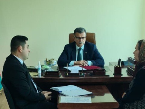 Novruz Aslanov seçicilərini qəbul edib - FOTOLAR