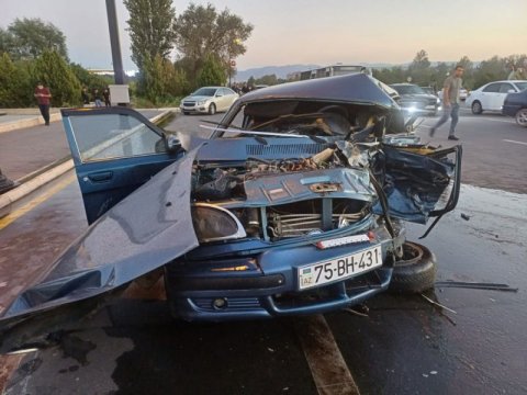 Naxçıvanda yol qəzası - Xəsarət alan var