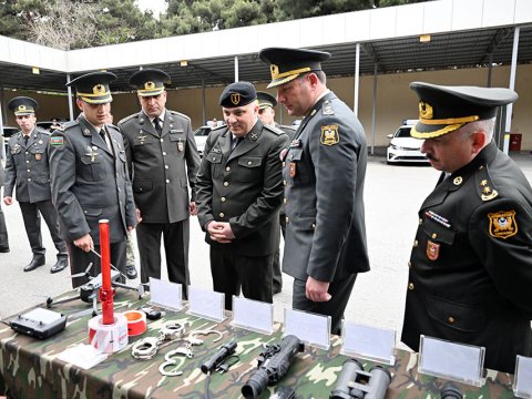 Gürcüstanın Hərbi Polis rəisi Azərbaycana gəldi 