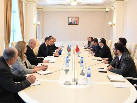 Naim Çoban Azərbaycan parlamentində - FOTO