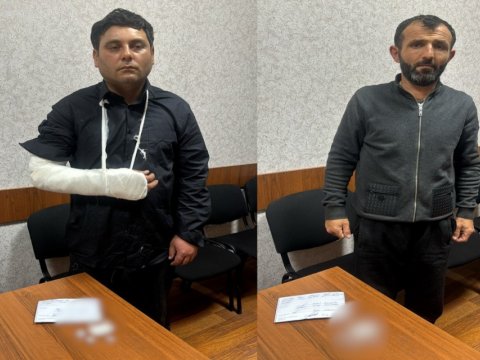 Polis saxlayan zaman özünə xəsarət yetirdi