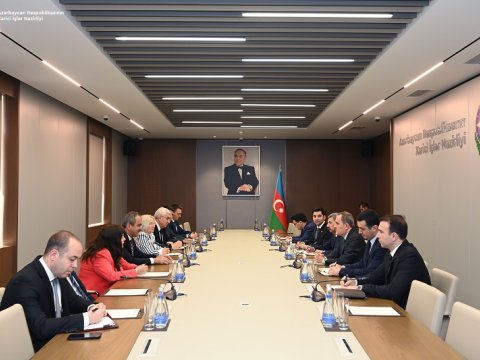Ceyhun Bayramov TBMM-nin komissiya sədrini qəbul edib