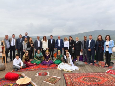 Diplomatların Laçın şəhərinə səfəri başa çatıb - FOTOLAR