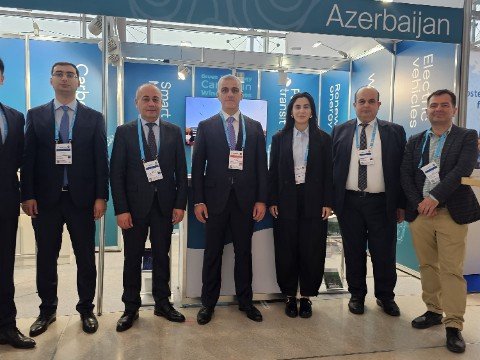 Azərbaycan nümayəndə heyəti Beynəlxalq Nəqliyyat Forumunun Sammitində - FOTOLAR