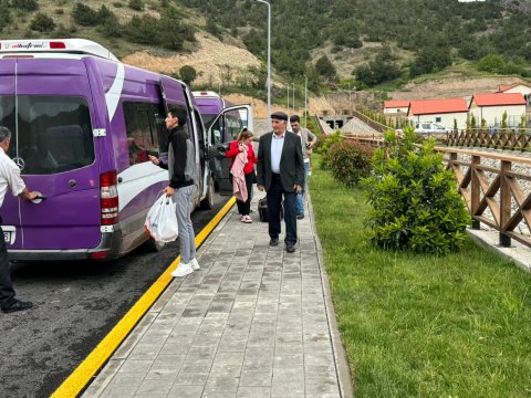 Növbəti köç karvanı Sus kəndinə çatdı - FOTO