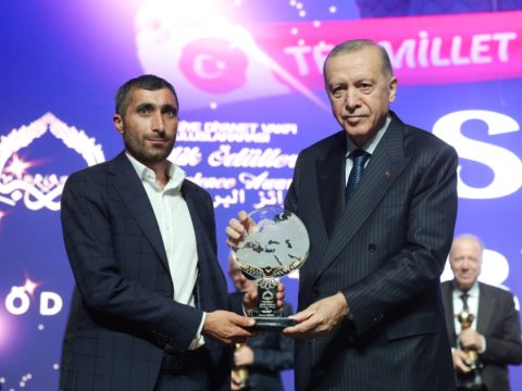 Ərdoğandan mükafat alan Sərvər danışdı - VİDEO