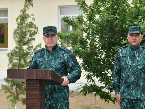 “Alıkeyxanlı” sərhəd zastavası istifadəyə verildi - VİDEO