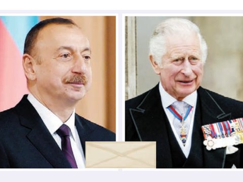 Kral İlham Əliyevi TƏBRİK ETDİ