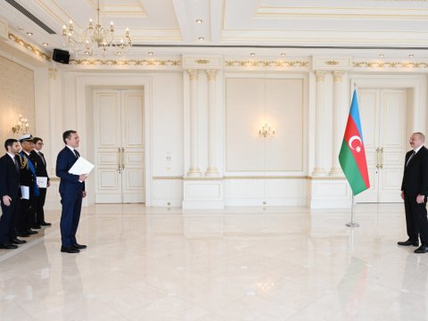 İtaliyanın yeni səfiri Prezidentin qəbulunda - FOTOLAR