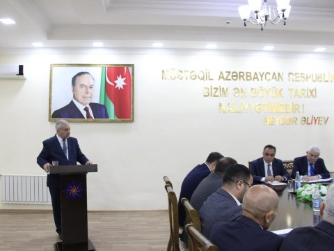 Goranboyda Ağsaqqallar Şurasının hesabat iclası keçirilib - FOTO