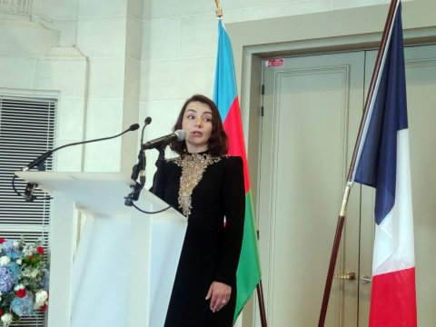 Parisdə Müstəqillik Günü qeyd olunub - FOTO