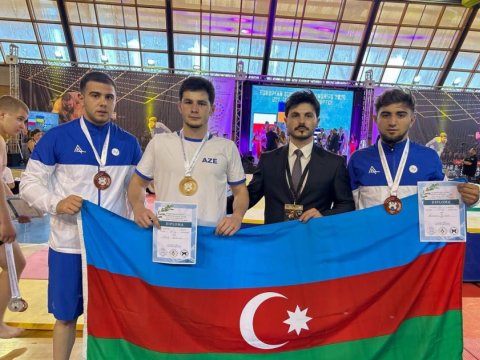 İdmançılarımız Avropa çempionatını 11 medalla başa vurdular