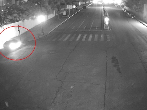 Bakıda yol qəzası - İşıqfor yararsız hala düşdü