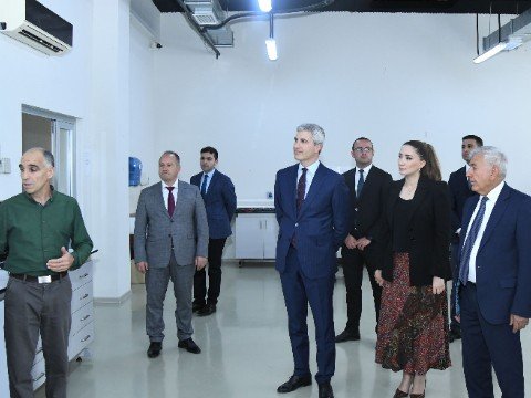 Mustafa Abbasbəyli BMU-nun qonağı olub - FOTO