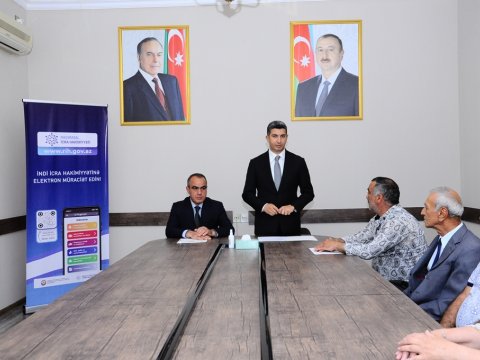 Naftalanda növbəti səyyar qəbul keçirilib - FOTO