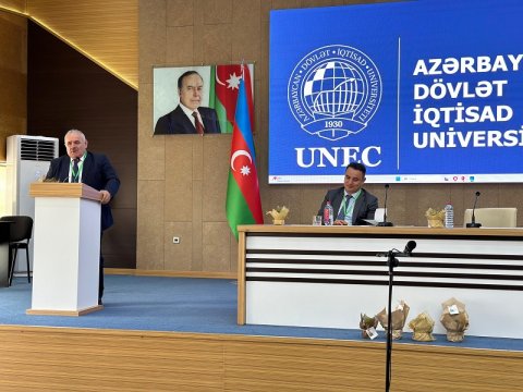 UNEC-də beynəlxalq konfrans keçirilib - FOTO