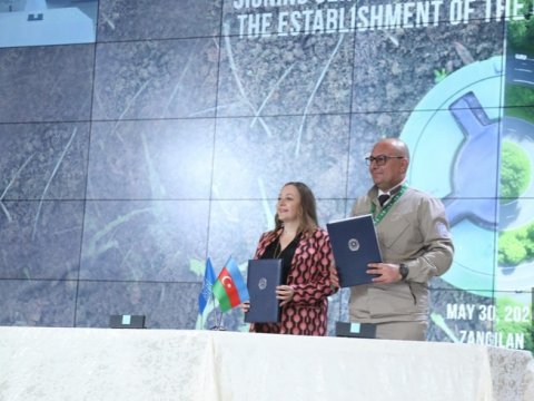 UNDP və ANAMA Zəngilanda bəyannamə imzaladılar