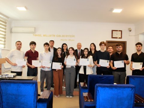 Mingəçevir Dövlət Universitetinin “Brend tələbə”ləri mükafatlandırıldı - FOTO  