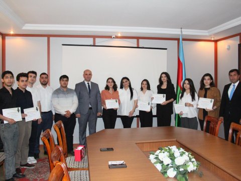 Azərbaycan Texnologiya Universitetinin “Brend tələbə”ləri mükafatlandırıldı