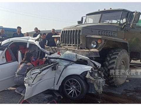 Abşeronda ağır qəza - İki nəfər öldü