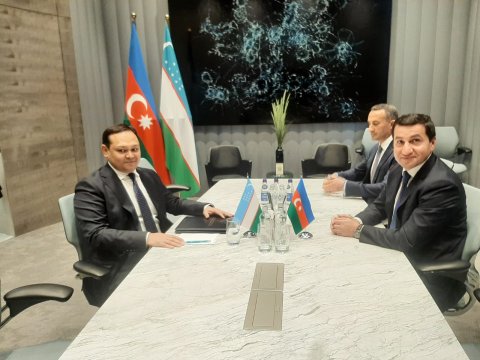 Hikmət Hacıyev həmkarları ilə görüşdü - FOTO