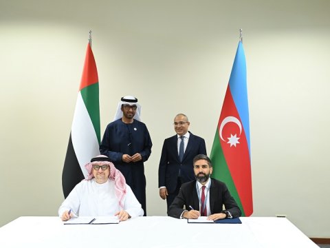 “SOCAR”la “Masdar” arasında üç layihə üzrə saziş imzalandı
