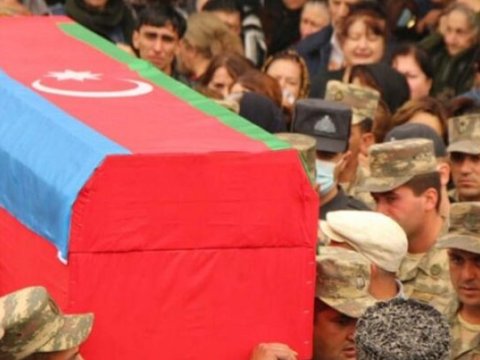 Qalıqları 31 il sonra tapılan şəhidlə vida mərasimi keçirilib