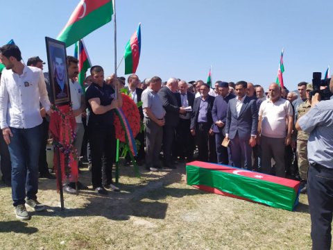Şəhid Rüfət Cabbarov Siyəzəndə dəfn olundu