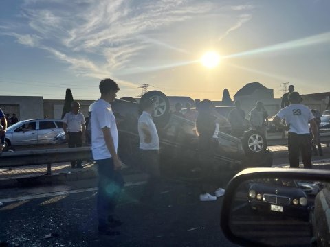 Zağulba şossesində ağır qəza - FOTO